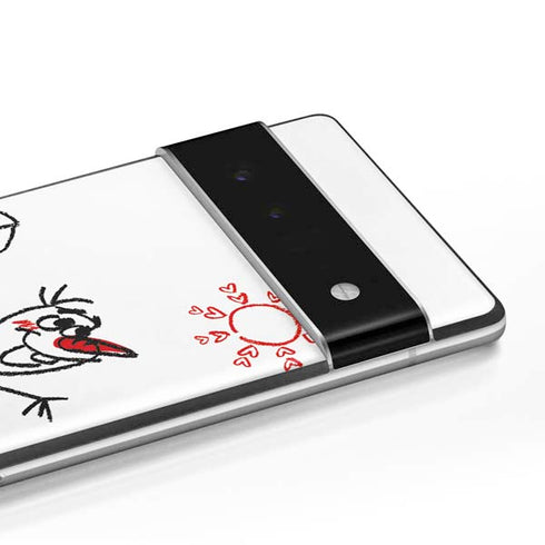 Disney Frozen I Am Olaf Art Google Pixel 6 Pro Skin